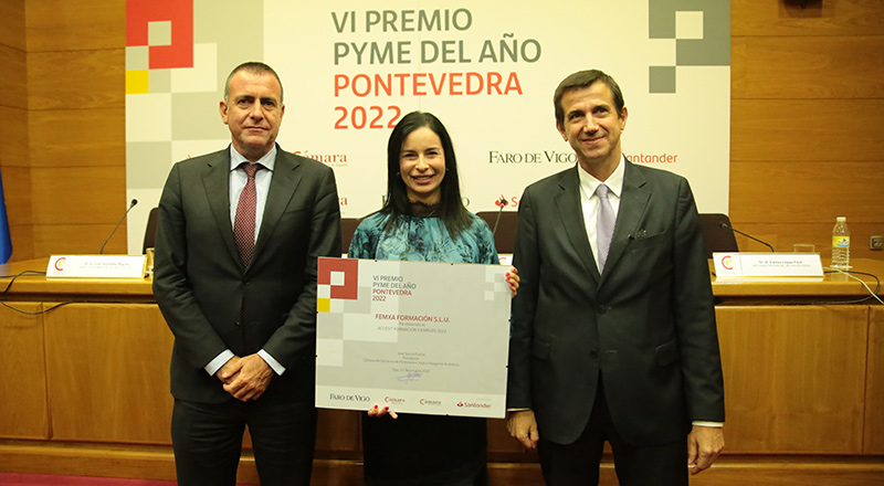 Femxa gana el premio a la formación y el empleo de la Cámara de Comercio de Pontevedra