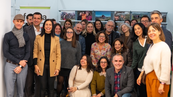 Asistentes a la inauguración del nuevo centro de formación para el empleo de femxa en Cantabria