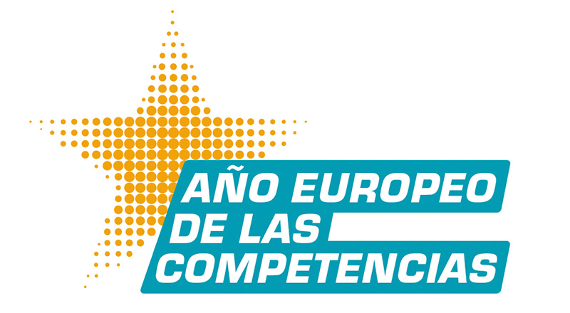 emblema del año europeo de las competencias